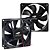 Cooler Fan C3Tech Storm, 80mm, 4 Pinos Molex, 2.200 RPM, F7-PW10BK, Preto, S/Caixa - Imagem 4