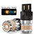 Kit Lâmpada LED CANbus, Para Lanterna Traseira do Carro, Soquete 7443, Luz Amarela, Lupu Auto - Imagem 2