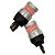Kit Lâmpada LED CANbus, Para Lanterna Traseira do Carro, Soquete 7443, Luz Vermelha, Lupu Auto - Imagem 3