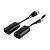 Conversor Power Balun Intelbras VB 1001 WP, 1 Canal Full HD, Vídeo e Alimentação, Preto - Imagem 1