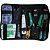 Kit de Ferramentas 11x1, Para Reparo De Rede, Profissional, Com Bolsa Preta, JL-TK01 - Imagem 1