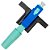 Conector de Campo Para Fibra Óptica, Tipo Fast, Rosca, SC/UPC, Azul - Imagem 1