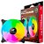 Cooler Fan Gamer, ARGB, F9-L170BK, 12cm, C3Tech Gaming, 1.200 RPM, 6 Pinos, Preto - Imagem 2