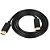 Cabo Displayport (Macho) Para Displayport (Macho) 4K, Cabo 1.8 Metros, Banhado a Ouro, Preto - Imagem 2