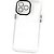 Capa Para iPhone 15 Pro Max, Transparente, Acabamento em Acrílico, Com Proteção de Câmera, Detalhes em Preto, BGM - Imagem 4