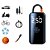 Mini Compressor de Ar, Portátil, Calibrador de Pneu Para Carro, Moto, Bicicleta, Preto - Imagem 2