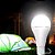 Lâmpada Bulbo LED, Externa de Emergência, Com Painel Solar, 7W, A Prova D'Água, Branco - Imagem 5