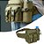 Bolsa de Cintura, Masculina, Pochete Militar, Para Viagens, Com Suporte Para Garrafa De Água, Nylon, Verde - Imagem 7