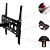Suporte de Parede Universal Para TVs de 26" a 63", Movimento Giratório 120° e Inclinação 15°, Suporte Até 50KG, OR-SP84 - Imagem 3