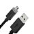 Cabo USB Para V8, Carregamento Rápido, 25W, 1 Metro de Comprimento, Preto, Caixa Verde - Imagem 3