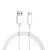 Cabo USB Para USB-C, Carregamento Rápido, 6A, 30cm Comprimento, Lehmox, LE-377, Branco - Imagem 3