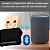 Mini Adaptador Bluetooth 5.0, Alcance Até 20 Metros, USB Dongle, Plug And Play, XK-08, Preto - Imagem 6