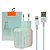 Fonte Carregador 12W, Saída USB, Com Cabo USB Para Lightning, H'Maston, CB02, Branco - Imagem 1