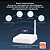 HUB Gateway Zemistart T1, Zigbee 3.0, Controle Por APP Tuya, Com Antena, Branco - Imagem 2