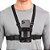 Suporte Peitoral Para Smartphone e GoPro, Cinta e Ângulo Ajustável, Universal, Preto - Imagem 5