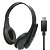 Headset C3Tech, Com Microfone, PH-340BK, USB Estéreo, Com Controle - Preto - Imagem 4