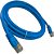 Cabo de Rede Cat5.E 0.5M 50cm CAT5E05BL Patch Cord, PlusCable - Azul - Imagem 3