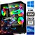Computador Gamer Core i5-10400, Memória RAM 8GB DDR4, SSD 256GB, Gab Aquarius MT-G850BK, Win 10 Pro, Fonte 550W - Imagem 1