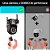 Câmera de Segurança Dupla, Giratória, IP, Wi-Fi, Full HD, 4MP, PTZ, Visão Noturna, iCSee, Compatível Alexa, IP66, Preta - Imagem 4