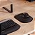 Mousepad Ergonômico 17x22cm, Reliza Compact, Com Apoio de Pulso e Base Antiderrapante - Preto - Imagem 4