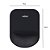 Mousepad Ergonômico 17x22cm, Reliza Compact, Com Apoio de Pulso e Base Antiderrapante - Preto - Imagem 5