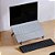 Suporte Para Notebook Ergonômico Ajustável, Reliza, Conforto e Estabilidade - Prata - Imagem 5