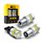 Kit Lâmpada LED CANbus, Para Lanterna Traseira do Carro, 12V, Soquete 7443, W21, 5W, Luz Amarela - Imagem 2