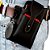 Bolsa De Couro Masculina, Armazenar Celular e Carteira, Suporte Para Chaveiro, Preto - Imagem 2