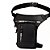 Pochete de Perna Com 3 Bolsos, Impermeável Com Ajuste de Tamanho, Bolsa de Viagem - Preto - Imagem 1