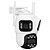 Câmera de Segurança Lente Tripla Giratória IP, Full HD 8MP, Wi-Fi Bluetooth, Compatível Alexa, APP iCSee - Branco - Imagem 7