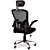 Cadeira Ergonômica Eurynom Giratória para Escritório e Home Office com Encosto Reclinável e Apoio Lomba, Preto - Imagem 5