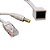 Adaptador de Cabo Injetor PoE, Par Macho e Fêmea, 5V/ 12V/ 24V/ 48V, Até 40m de Distância, Branco - FC - Imagem 4
