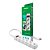 Filtro de Linha, Protetor Eletrônico Intelbras 4 Tomadas, 2 USB, EPE 204 USB BR - Branco - Imagem 2