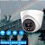 Câmera de Segurança Dome, IP PoE, 6MP, Aúdio Bidirecional, Visão Noturna e Detector de Movimento, Smart Life e Tuya APP - Imagem 4