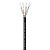 Metro Cabo de Rede CAT6, UTP 4P, 100% Cobre, 4PX24AWG, CM INT, WEC - Preto - Imagem 2