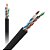 Metro Cabo de Rede CAT6, UTP 4P, 100% Cobre, 4PX24AWG, CM INT, WEC - Preto - Imagem 6