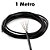 Metro Cabo de Rede CAT6, UTP 4P, 100% Cobre, 4PX24AWG, CM INT, WEC - Preto - Imagem 1