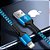 Cabo De Dados e Carregamento Turbo Para iPhone, USB Para Lightning Compatível, 1 Metro, Azul - Relog's - Imagem 2