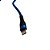 Cabo De Dados e Carregamento Turbo Para iPhone, USB Para Lightning Compatível, 1 Metro, Azul - Relog's - Imagem 6