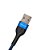 Cabo De Dados e Carregamento Turbo Para iPhone, USB Para Lightning Compatível, 1 Metro, Azul - Relog's - Imagem 5