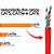 Caixa de Cabo de Rede LAN 4PX24AWG CAT6 UTP -100% Cobre Wec 305 Metros, CM INT - Vermelho - Imagem 3