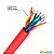 Caixa de Cabo de Rede LAN 4PX24AWG CAT6 UTP -100% Cobre Wec 305 Metros, CM INT - Vermelho - Imagem 2