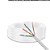 Metro de Cabo de Rede LAN 4PX24AWG CAT6 UTP LSZH -100% Cobre Wec, Branco - Imagem 6