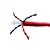 Metro de Cabo de Rede LAN 4PX24AWG CAT6 UTP -100% Cobre Wec, CM INT - Vermelho - Imagem 5