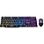 Kit Gamer KM52 K-Mex RGB - Teclado Anti-Ghosting KM52, Mouse M0A8 1000 DPI, Mousepad FX-X2218 - B3KM5228U11CB1X - Imagem 2
