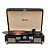 Vitrola Toca-Discos Retrô Raveo Sonetto, Chrome Preta, Com USB e Bluetooth (Reproduz e Grava), Bivolt, 10W, 33/45/78 RPM - Imagem 1