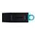 Pen Drive Kingston DataTraveler Exodia 64GB USB 3.2 Gen1, Preto/Teal, Tampa Protetora - DTX/64GB - Imagem 4