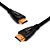 Cabo HDMI para HDMI 5 Metros Plug v2.0 Goldentec, 4K-60Hz e 3D, PVC com Blindagem Tripla, Banhado a Ouro - Preto - Imagem 2