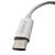 Adaptador Tipo-C para P2 A'Gold CBA-09, Conector USB-C Macho para P2 Fêmea, Adaptador Fone de ouvido - Branco - Imagem 4