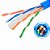 Metro Cabo de Rede UTP CAT6 4P Intelbras IMPACT GIGA IG6CAZ Azul 100% Cobre, 23 AWG, PVC CMX - Imagem 5